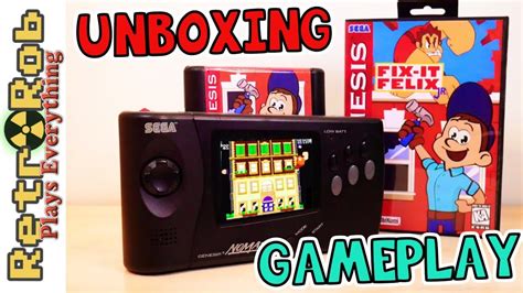 Fix It Felix Jr New Sega Genesis Game Unboxing And Gameplay Youtube