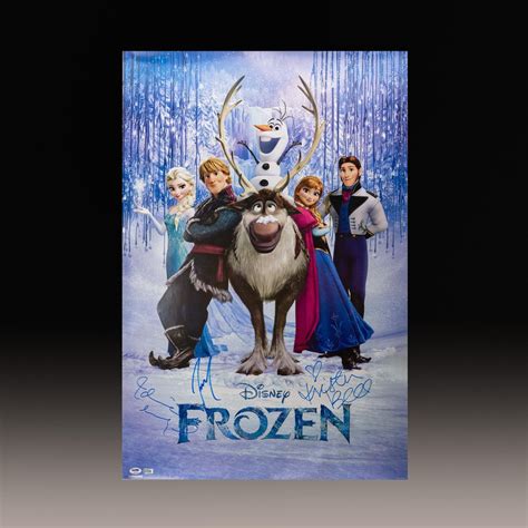 Disney 'Frozen' Cast-Signed Movie Poster | Kudos Memorabilia - Rare ...