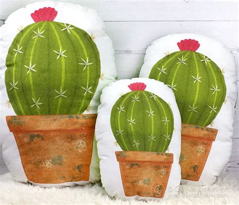 Cactus Shaped Pillow Barrel Cactus Plush Accent Pillow Boho Etsy In