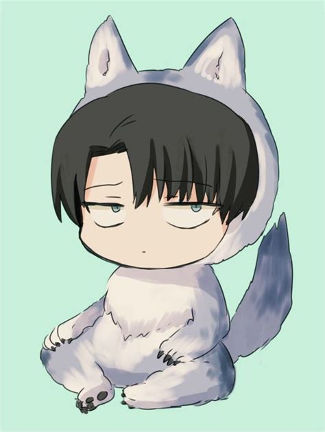 Chibi Levi Levi Ackerman Đang Yêu Anime