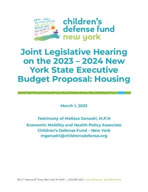 Fillable Online Cdf Ny Testimony Housing Executive Budget Final