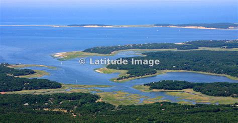 Latitude Image Wellfleet Harbor From The East Wellfleet Aerial Photo