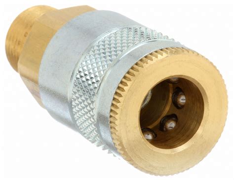 PARKER Quick Connect Hose Coupling, Tru-Flate-Automotive, Brass, Socket ...