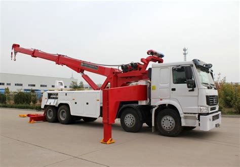 Diesel 20T Wrecker Tow Truck / SINOTRUK HOWO Heavy Duty Tow Trucks