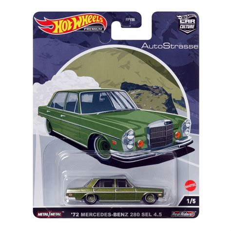Jual Hot Wheels Premium Auto Strasse 72 Mercedes Benz 280 Sel 4 5 Shopee Indonesia