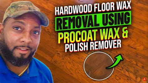 Hardwood Floor Wax Removal Using Procoat Wax And Polish Remover Youtube