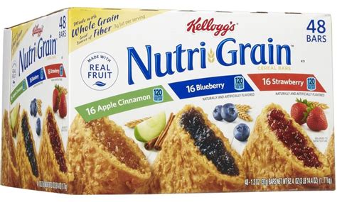 Nutri Grain Cereal Bar Variety Pack 96 Count Groupon