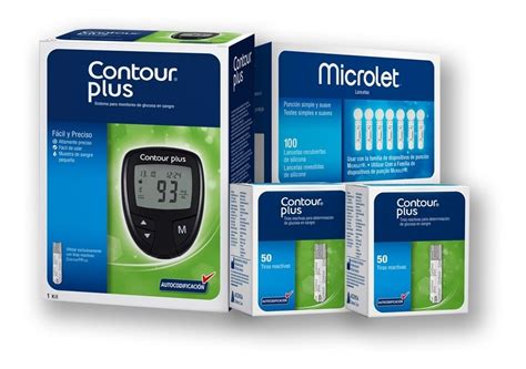 Glucómetro Contour Plus Con 100 Tiras Y 100 Lancetas Meses sin intereses