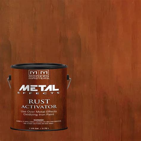 Modern Masters 1 Gal Metal Effects Rust Activator PA904GAL The Home