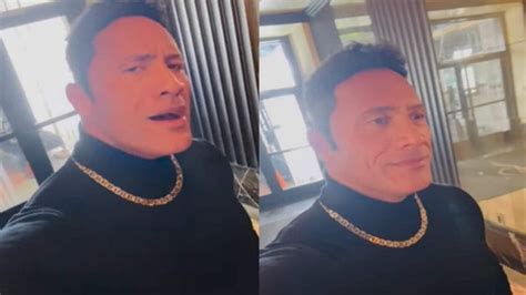 Dwayne ‘the Rock Johnson Recreates His Own Iconic Meme To Wish Christmas Watch Newstars