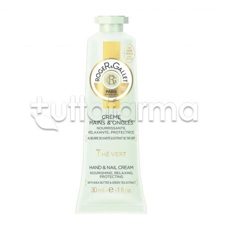 Roger Gallet Crema Mani Th Vert Ml Tuttofarma