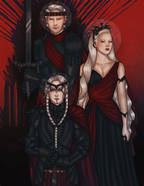 Aegon Visenya And Rhaenys By Me R Imaginarywesteros