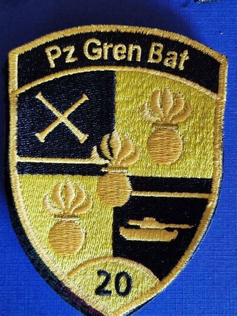 Panzer Abzeichen Badge Pz Gren Bat Gelb Kaufen Auf Ricardo