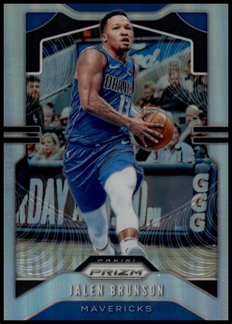 2019 20 Panini Prizm 78 Jalen Brunson Prizms Silver EBay