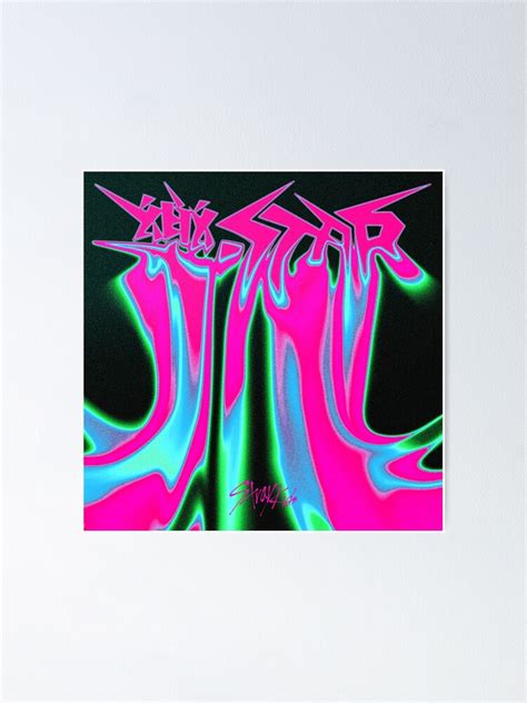 "Stray Kids ROCK-STAR album cover" Poster for Sale by lorienskz | Redbubble