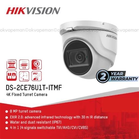 Jual Cctv Hikvision Ds Ce U T Itmf Mp Turbo Hd Camera Di Lapak