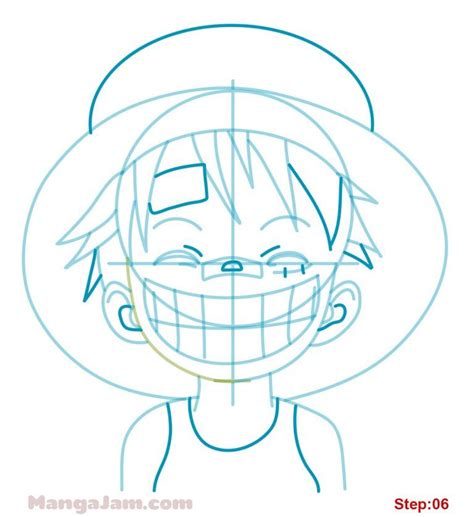 How to Draw Luffy as a Kid from One Piece - MANGAJAM.com Drawing For ...