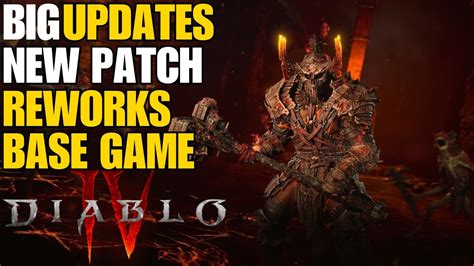 Big Diablo Updates Patch Reworks Base Game Elements And More Youtube