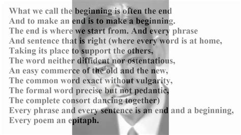 Little Gidding By Ts Eliot Read By Tom O Bedlam Youtube