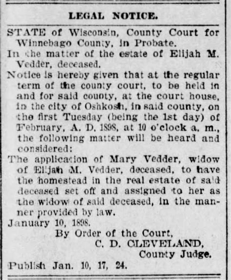 Elijah M Vedder 1842 1897 Find A Grave Memorial