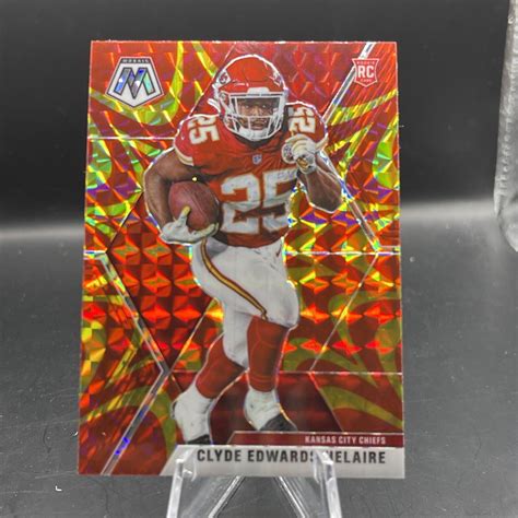 Panini Mosaic Football Orange Mosaic Prizm Rc Clyde