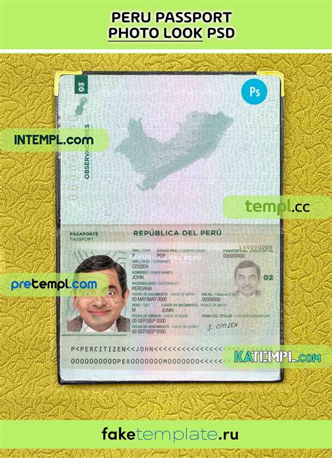 Peru Passport Requirements Scannable Passports Maker Passports News