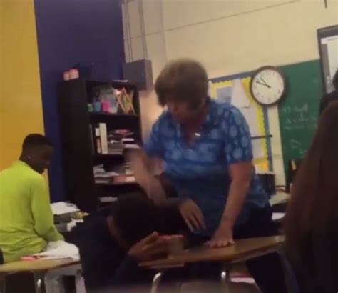 Teacher Arrested After Video Of Her Repeatedly Hitting A Student Goes Viral