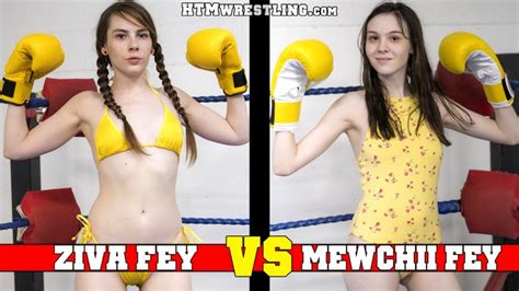 Ziva Fey Vs Mewchii Fey Step Sister Slugfest Hdwmv Hit The Mat