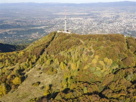 Aerial View Of Vitosha Mountain At Kopititoto Area Bulgaria Stock