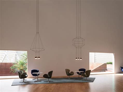 Lampada A Sospensione A LED WIREFLOW 6 Collezione Wireflow By Vibia