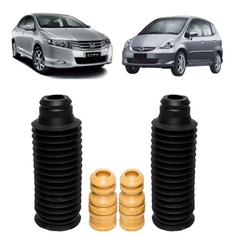 Kit Batente Coifa Amortecedor Dianteiro Honda Fit City Mercado Livre