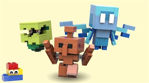 Lego Minecraft Glare Allay And Copper Golem Tutorials Mob Vote 2021 Youtube