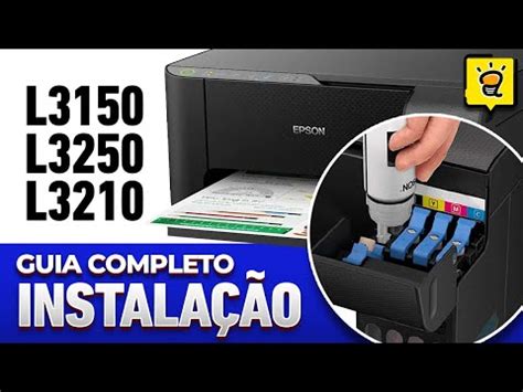 Como Instalar A Impressora Epson L L E L Via Wifi Ou Cabo