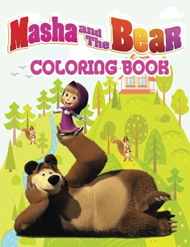 Masha and the Bear Coloring Book: A Fun Coloring Book with High Quality ...