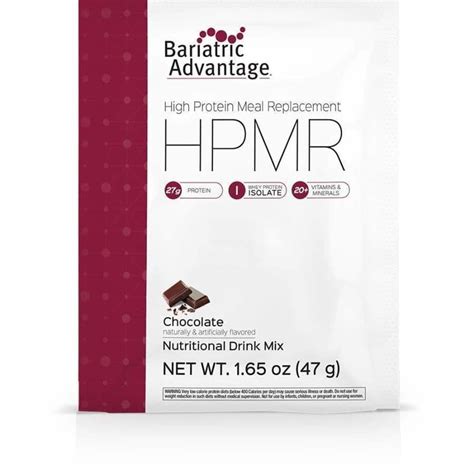 Bariatric Advantage Hpmr High Protein Meal Replacement Single Serve Packets Available In 8