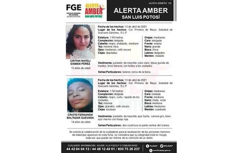 Activa Fge Alerta Ámber Para Localizar A Dos Menores