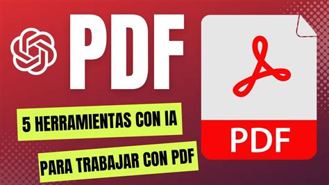 5 Herramientas IA Para ANALIZAR Tus PDF PdfGPT CustomGPT ClearAI