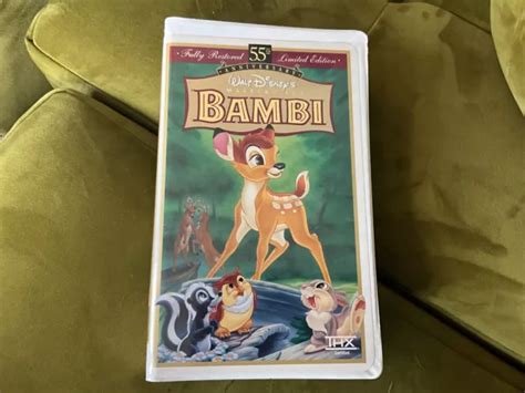 Walt Disneys Bambi Th Anniversary Fully Restored Limited Edition Vhs