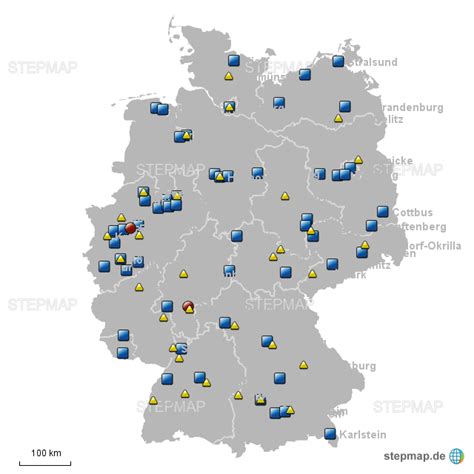 Stepmap Standorte Deutschland20170913 Landkarte Für Deutschland