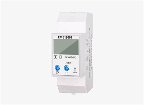 1Phase Din Rail RS485 Bidirectional Smart PV Power Monitor DC Energy