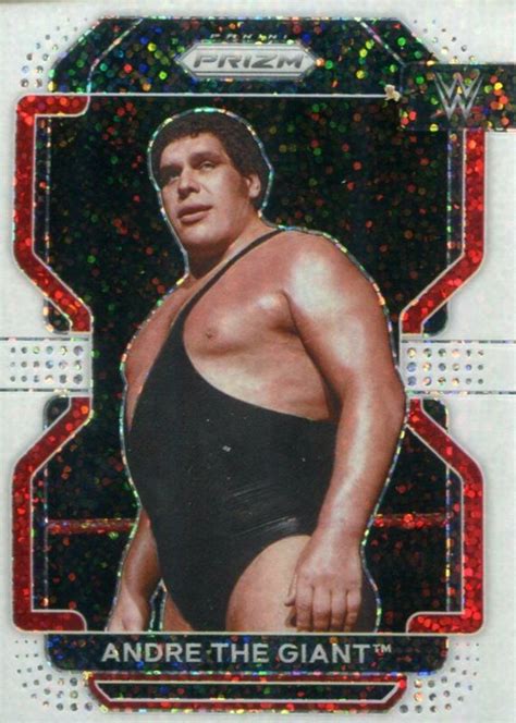 Andre The Giant Prizm Wwe White Sparkle Ssp Psa Price