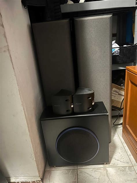 Sistema De Som Pioneer Subwoofer E Amplificador Colunas Rio Tinto