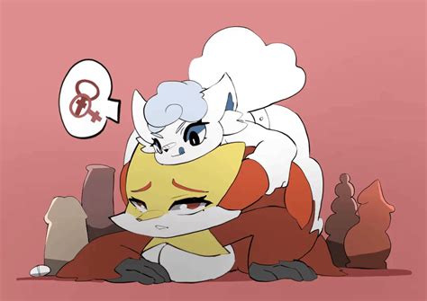 Rule 34 Alolan Form Alolan Vulpix Ambiguous Penetration Animated Anthro Biped Breasts