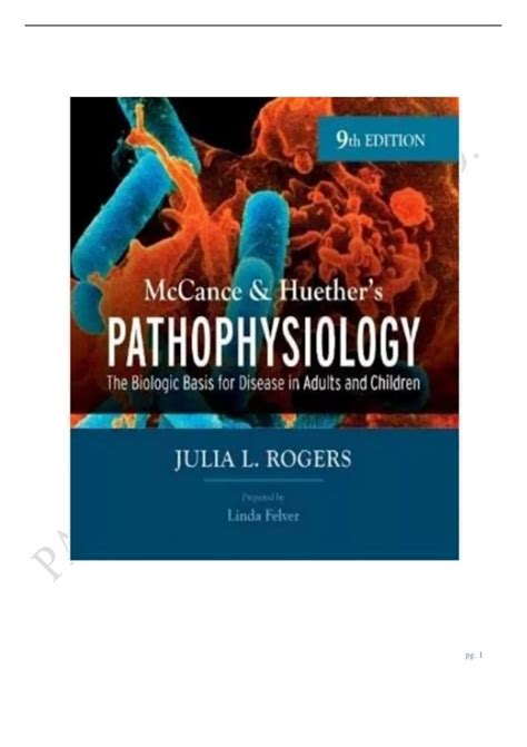 Pathophysiology Th Edition Mccance Test Bank With Complete Solution