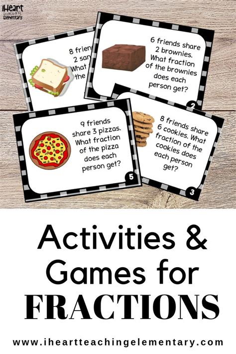 How to Teach Fractions With Activities and Games | Teaching fractions ...