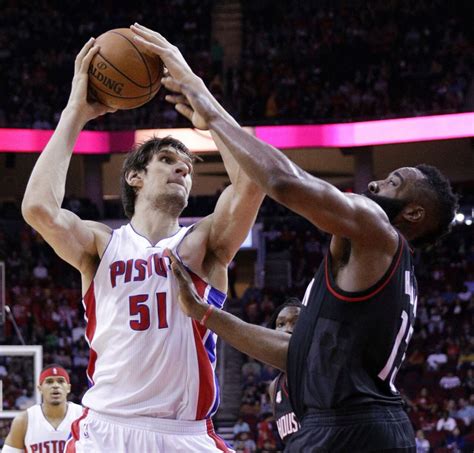 Boban Marjanovic S Career Night Leads Pistons Past Rockets Mlive