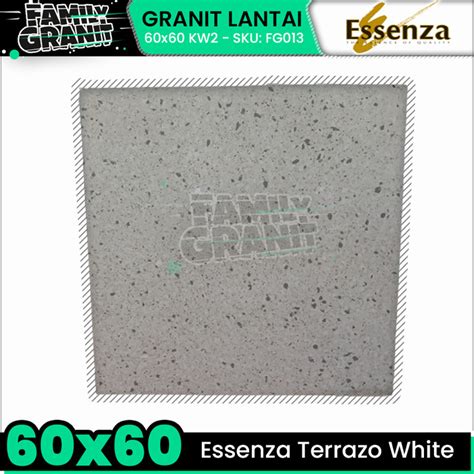 Jual Granit Kasar X Essenza Terazzo White Matt Teras Garasi Carport