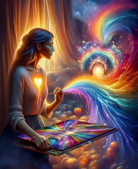 Pin by melis seğmen on Blog in 2024 Rainbow art Spiritual artwork