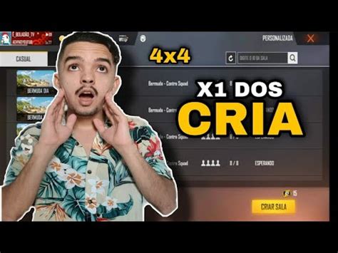 Free Fire Ao Vivo X Dos Cria X X Dos Cria Ao Vivo Jogando