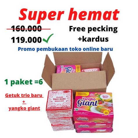 Promo Super Hemat Yangko Giant Dan Getuk Trio Baru Oleh Oleh Khas Jogja